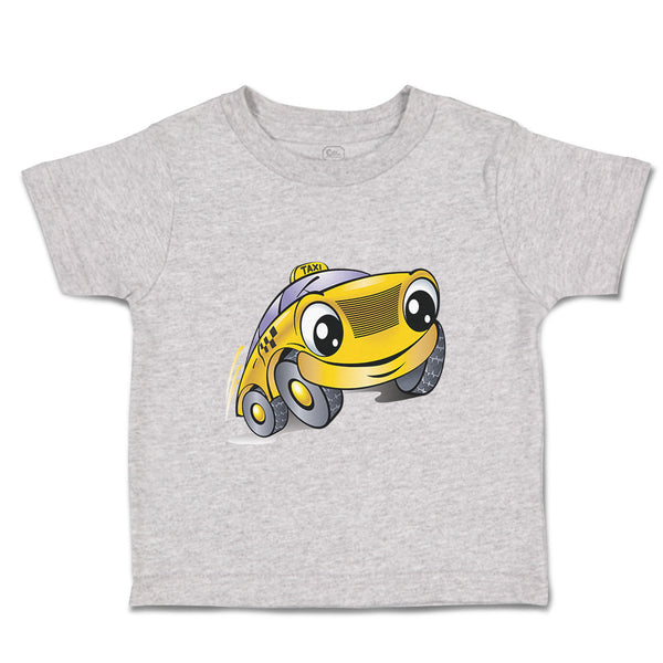 Toddler Clothes Taxi with Face Car Auto Transportation Toddler Shirt Cotton