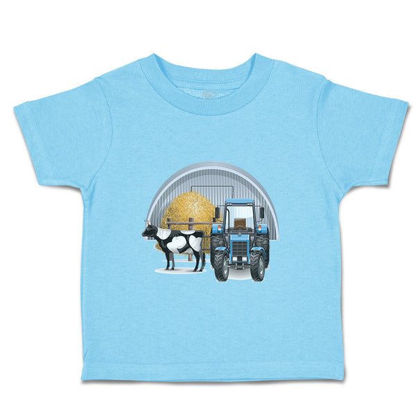 Toddler Clothes Tractor in Farm Cow Toddler Shirt Baby Clothes Cotton