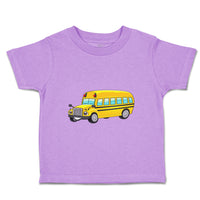 Toddler Clothes School Bus Smiling Toddler Shirt Baby Clothes Cotton