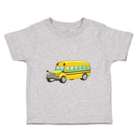 Toddler Clothes School Bus Smiling Toddler Shirt Baby Clothes Cotton