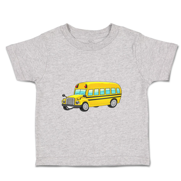 Toddler Clothes School Bus Smiling Toddler Shirt Baby Clothes Cotton