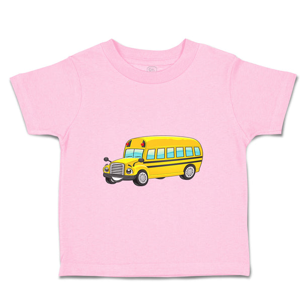 Toddler Clothes School Bus Smiling Toddler Shirt Baby Clothes Cotton