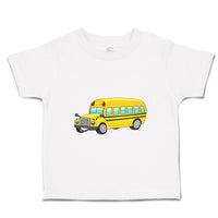 Toddler Clothes School Bus Smiling Toddler Shirt Baby Clothes Cotton