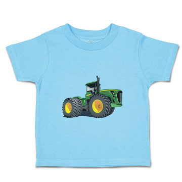 Toddler Clothes Tractor Agricultural with Large Wheels Toddler Shirt Cotton