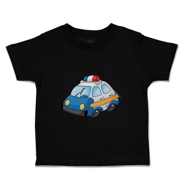 Toddler Clothes Police Car Little Car Auto Transportation Toddler Shirt Cotton