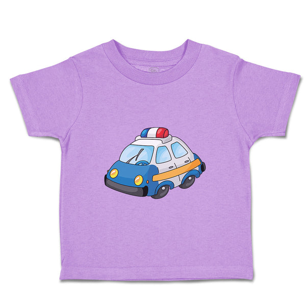 Toddler Clothes Police Car Little Car Auto Transportation Toddler Shirt Cotton