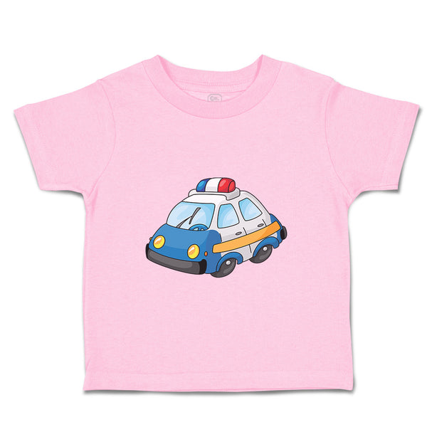 Toddler Clothes Police Car Little Car Auto Transportation Toddler Shirt Cotton