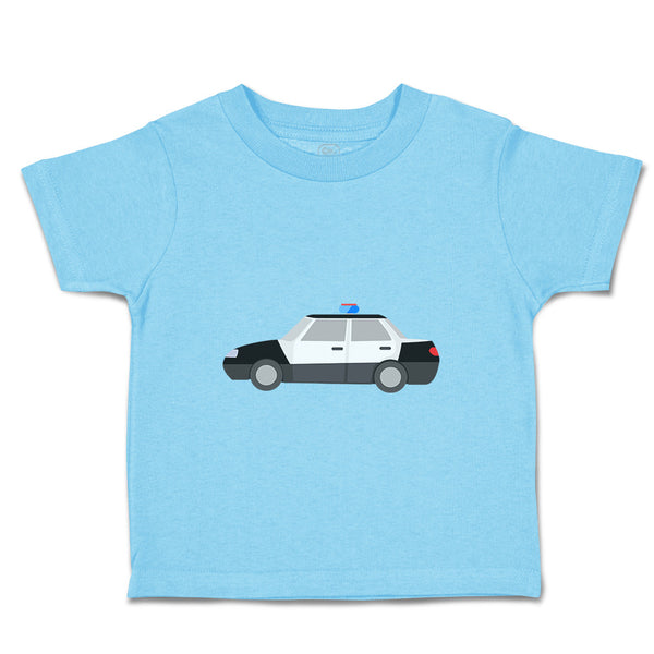 Toddler Clothes Police Car Auto Car Auto Transportation Toddler Shirt Cotton