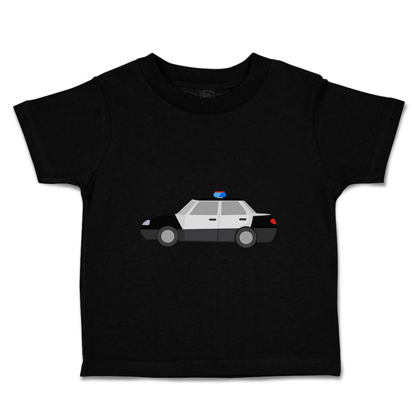 Toddler Clothes Police Car Auto Car Auto Transportation Toddler Shirt Cotton