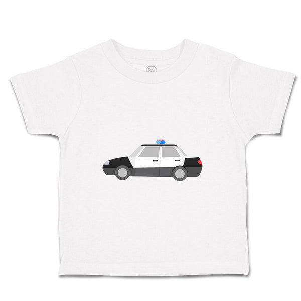 Toddler Clothes Police Car Auto Car Auto Transportation Toddler Shirt Cotton