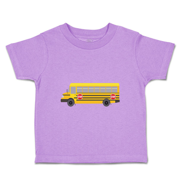 Toddler Clothes School Bus Car Auto Style B Toddler Shirt Baby Clothes Cotton