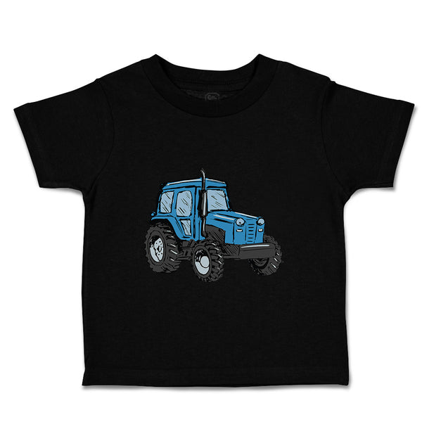Tractor Rural Blue Car Auto