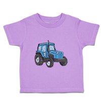 Toddler Clothes Tractor Rural Blue Car Auto Toddler Shirt Baby Clothes Cotton