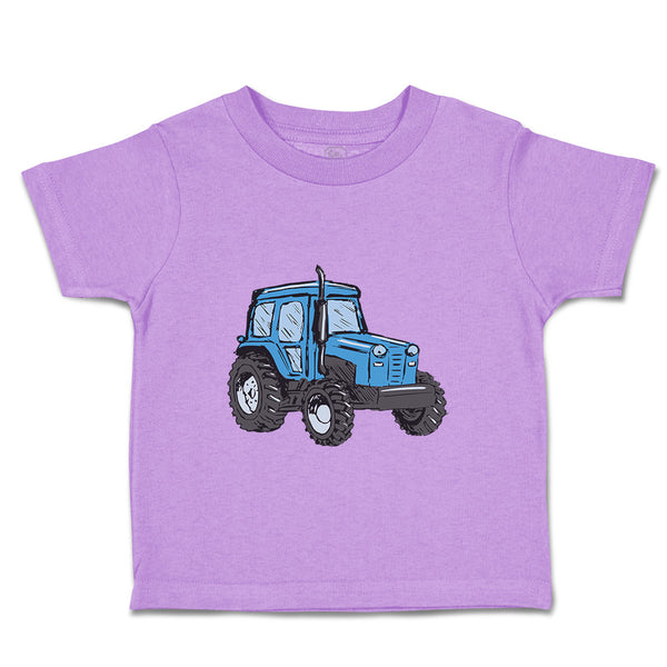 Toddler Clothes Tractor Rural Blue Car Auto Toddler Shirt Baby Clothes Cotton