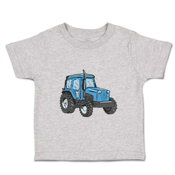 Toddler Clothes Tractor Rural Blue Car Auto Toddler Shirt Baby Clothes Cotton
