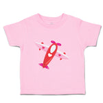 Toddler Girl Clothes Valentine Transport Airplane Pilot Airplane Flying Cotton
