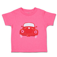 Toddler Girl Clothes Valentine Transport Red Car Auto Transportation Cotton