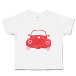 Toddler Girl Clothes Valentine Transport Red Car Auto Transportation Cotton