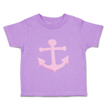 Toddler Girl Clothes Anchor Sailing Light Pink Toddler Shirt Baby Clothes Cotton