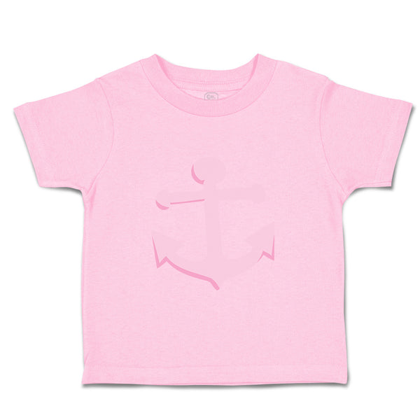 Toddler Girl Clothes Anchor Sailing Light Pink Toddler Shirt Baby Clothes Cotton