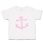 Toddler Girl Clothes Anchor Sailing Light Pink Toddler Shirt Baby Clothes Cotton