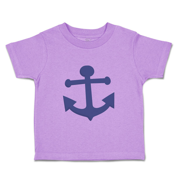 Toddler Clothes Anchor Sailing Purple Toddler Shirt Baby Clothes Cotton