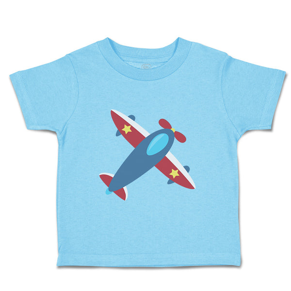 Toddler Clothes Blue Airplane Pilot Airplane Flying Toddler Shirt Cotton