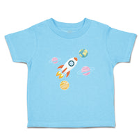 Toddler Clothes Astronaut, Planets and Spaceship in Space Toddler Shirt Cotton