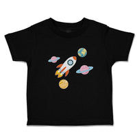 Toddler Clothes Astronaut, Planets and Spaceship in Space Toddler Shirt Cotton
