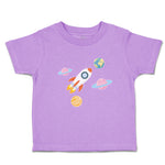Astronaut, Planets and Spaceship in Space