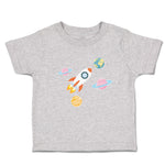 Toddler Clothes Astronaut, Planets and Spaceship in Space Toddler Shirt Cotton
