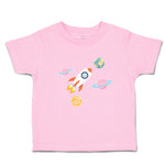 Toddler Clothes Astronaut, Planets and Spaceship in Space Toddler Shirt Cotton