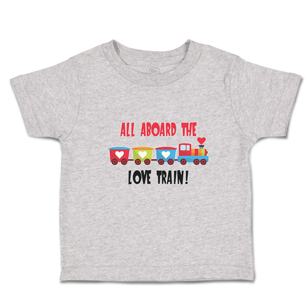 Toddler Clothes All Aboard The Love Children's Colourful Toy Train! Cotton