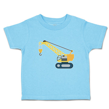 Toddler Clothes Construction Toy Truck Crane Vehicle Toddler Shirt Cotton