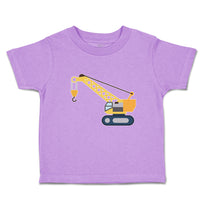 Toddler Clothes Construction Toy Truck Crane Vehicle Toddler Shirt Cotton