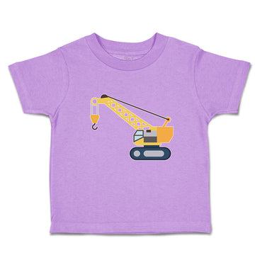 Toddler Clothes Construction Toy Truck Crane Vehicle Toddler Shirt Cotton