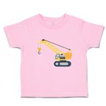 Toddler Clothes Construction Toy Truck Crane Vehicle Toddler Shirt Cotton