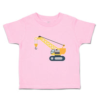 Toddler Clothes Construction Toy Truck Crane Vehicle Toddler Shirt Cotton