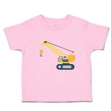 Toddler Clothes Construction Toy Truck Crane Vehicle Toddler Shirt Cotton