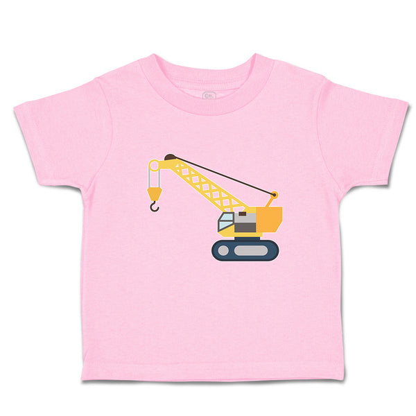 Toddler Clothes Construction Toy Truck Crane Vehicle Toddler Shirt Cotton