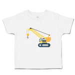 Toddler Clothes Construction Toy Truck Crane Vehicle Toddler Shirt Cotton