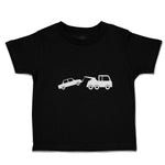 Toddler Clothes Silhouette Towing Service Truck Toddler Shirt Cotton