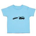 Toddler Clothes Silhouette Towing Service Truck Toddler Shirt Cotton