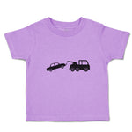 Toddler Clothes Silhouette Towing Service Truck Toddler Shirt Cotton