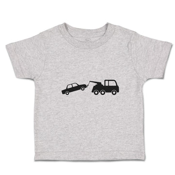 Toddler Clothes Silhouette Towing Service Truck Toddler Shirt Cotton