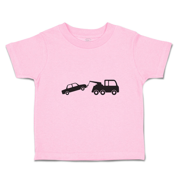 Toddler Clothes Silhouette Towing Service Truck Toddler Shirt Cotton