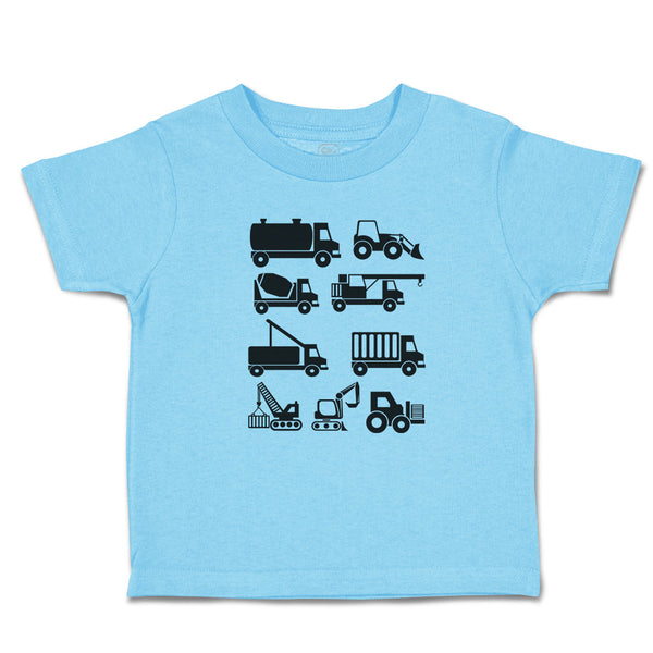 Toddler Clothes Eqipment Machines Work, Repair Commercial Vehicles Toddler Shirt
