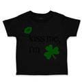 Toddler Clothes Kiss Me I'M Green Shamrock Green Kiss St Patrick's Day Cotton