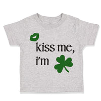 Toddler Clothes Kiss Me I'M Green Shamrock Green Kiss St Patrick's Day Cotton