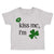 Toddler Clothes Kiss Me I'M Green Shamrock Green Kiss St Patrick's Day Cotton